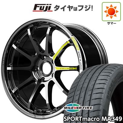 【新品国産車用5穴114.3】 | 夏タイヤ ホイール4本セット | 215/35R19 | ミレバー MA349 | RAYS レイズ グラムライツ 57NR LIMITED | 19インチ