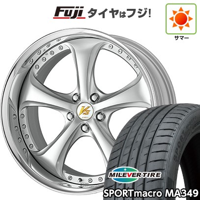 【新品国産車用 5穴114.3車】 夏タイア 車輪4本仕掛ける 225/35R20 ミ生き胆 運動競技マクロ命令 MA349（押さえる） WORK 細工物 VS VS-KF# 20in 夏タイヤ、ホイールセット-自動車