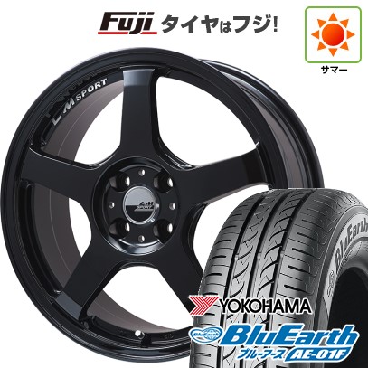 BluEarth - 【新品国産車用 4穴100車】 夏タイア 車輪4本仕掛ける 195/55R16 ヨコハマ 青碧地びた AE-01F レアマイスター LM運動競技 LM-05R 16in 自動車-車、バイク、自転車-タイヤ、ホイール