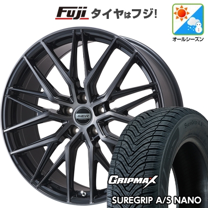 【新品】60系プリウス | オールシーズンタイヤ ホイール4本セット | 195/60R17 | Sure Grip AS ナノ | MER XMESH ブラッククリア 17インチ