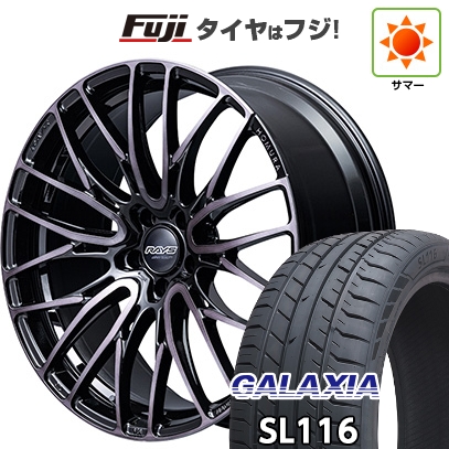 新品国産車用5穴114.3 | 夏タイア 車輪4本仕掛ける | 255/45R20 | ギャラクシア SL116(押さえる) | RAYS レイズ ホムラ 2X10BD BLACK CLEAR EDITION | 20in 夏タイヤ、ホイールセット-車、バイク、自転車