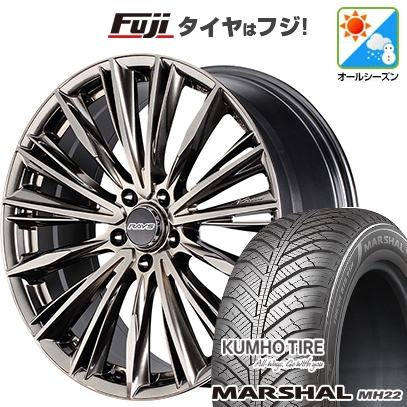 新品国産車用 5穴114.3車 オール時期タイア 車輪4本仕掛ける 235/55R18 マーシャル MH22(押さえる) RAYS ベルサス CC ヴォウジェ LIMITED (GG) 18in 車、バイク、自転車-タイヤ、ホイール-自動車