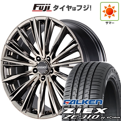新品国産車用 5穴114.3車 夏タイヤ ホイール4本セット 235/50R18 FALKEN ジークス ZE310R エコラン(限定) RAYS ベルサス CC ヴォウジェ LIMITED (GG) 18インチ
