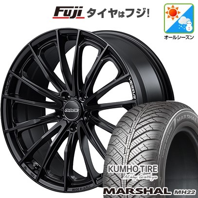新品国産車用 5穴114.3車 オールシーズンタイヤ ホイール4本セット 235/55R18 クムホ マーシャル MH22(限定) RAYS ベルサス ヴォウジェ SE 18インチ
