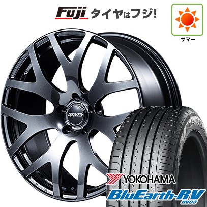 【パンク保証付き】【新品国産車用 5穴114.3車】 夏タイヤ ホイール4本セット 225/40R19 ヨコハマ ブルーアース RV-03 RAYS レイズ VMF S-01 19インチ