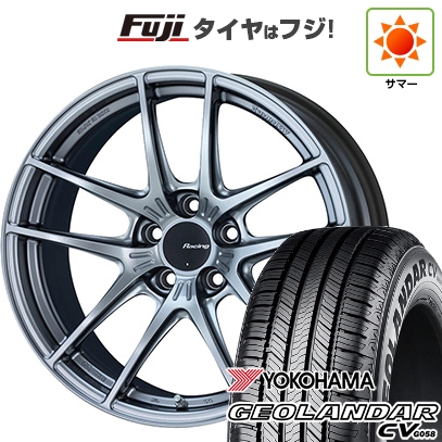 【新品国産車用 5穴114.3車】 夏タイヤ ホイール4本セット 225/60R18 ヨコハマ ジオランダー CV G058 ENKEI エンケイ NVR5 18インチ