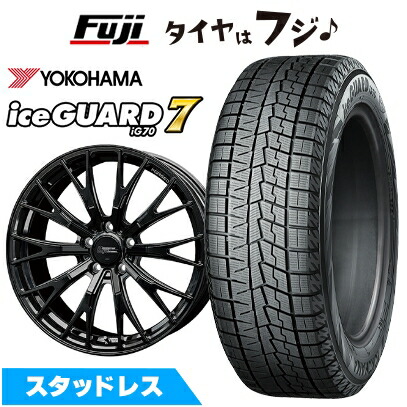 新品 クラウンスポーツ/クラウンエステート スタッドレスタイヤ ホイール4本セット 235/60R18 iceGUARD7 IG70 Stich LEGZAS FORGED FS-02 トヨタ用 18インチ