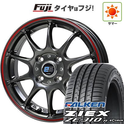 ZIEX 【新品国産車用 4穴100車】 夏タイヤ ホイール4本セット 195
