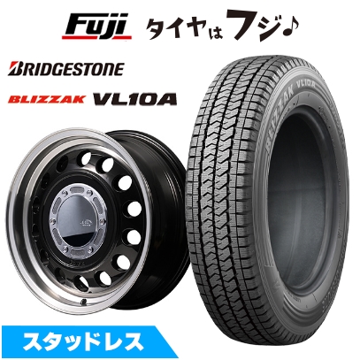 ブリザック VL10 - 【新品】NV200 バネット スタッドレスタイヤ 銀輪4本仕掛ける 165/80R14 97/95N A MID WHEELS ガルシア シスコ 手あい2 5J 14in