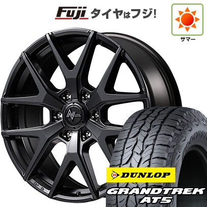 【新品】プラド/ハイラックス 夏タイヤ ホイール4本セット 265/60R18 ダンロップ グラントレック AT5 MID WHEELS NITRO POWER M62 トマホーク 18インチ