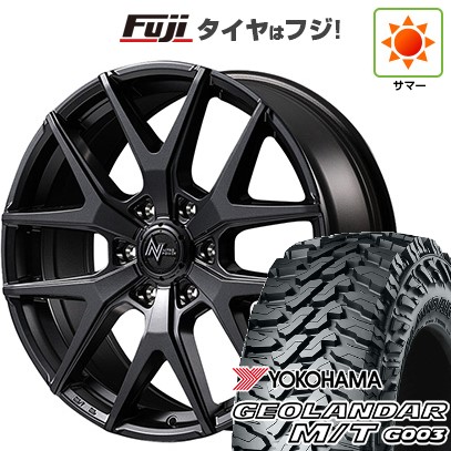 【新品国産車用 6穴139.7車】 夏タイヤ ホイール4本セット 35X12.5R17 ヨコハマ ジオランダー M/T G003 MID WHEELS NITRO POWER M62 トマホーク 17インチ