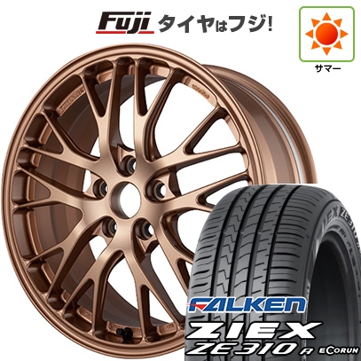 【新品国産車用 5穴100車】 夏タイヤ ホイール4本セット 225/55R18 ファルケン ジークス ZE310R エコラン(限定) ブリヂストン ポテンザ RW007 18インチ