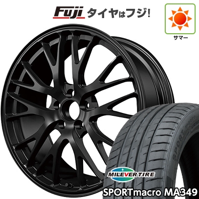 【新品国産車用5穴114.3】 | 夏タイヤ ホイール4本セット | 225/40R18 | ミレバー MA349 | ブリヂストン ポテンザ RW007 | 8.5J 18インチ