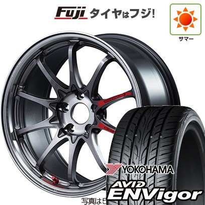新品国産車用 5穴114.3車 夏タイヤ ホイール4本セット 225/50R18 ヨコハマ エイビッド エンビガーS321 RAYS レイズ ボルクレーシング CE28N-plus SL 18インチ