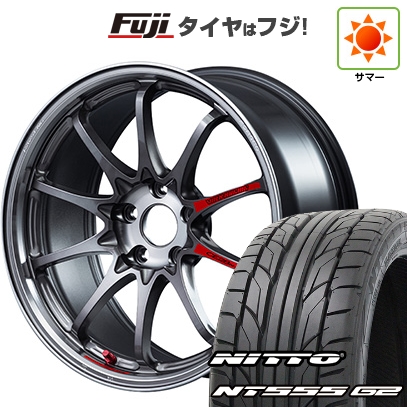 OPEN COUNTRY - 【張りさける言いはなつ付き添い人】新品国産車用 5穴114.3車 夏タイア 車輪4本仕かける 225/45R18 ニットー NT555 G2 RAYS レイズ ボルクレーシング CE28N-plus SL 18in