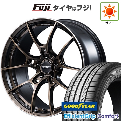 Efficient Grip - 【新品国産車用5穴114.3】 | 夏タイア 車輪4本仕掛ける | 215/45R18 | グッドイヤー EfficientGrip Comfort(押さえる) | G025 SZ EDITION 18in 自動車-車、バイク、自転車-タイヤ、ホイール