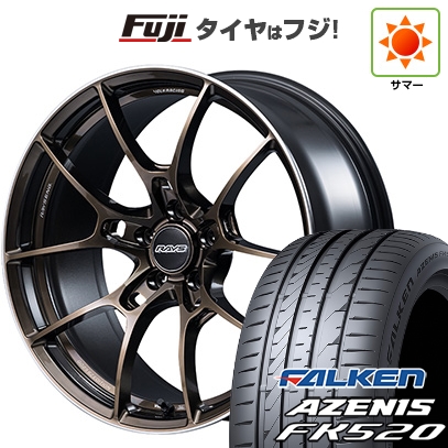 【新品国産車用 5穴114.3車】 夏タイヤ ホイール4本セット 255/35R20 ファルケン アゼニス FK520L RAYS レイズ ボルクレーシング G025 SZ EDITION 20インチ