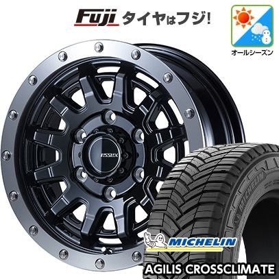 【新品】ハイエース200系 オールシーズンタイヤ ホイール4本セット 195/80R15 108/106S ミシュラン アジリス クロスクライメート エセックス EX-15 15インチ