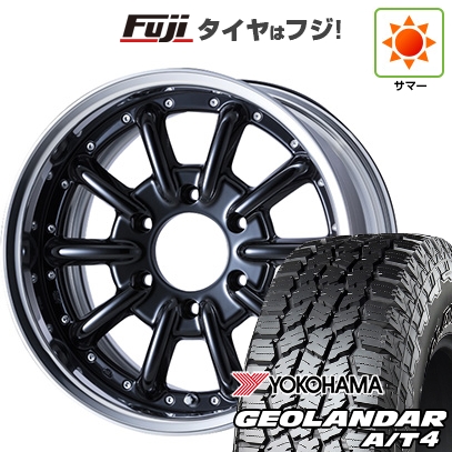 【新品】ハイエース200系 夏タイヤ ホイール4本セット 215/65R16 109/107S ヨコハマ ジオランダー A/T4 G018 WL/RBL エセックス ENCB 2P 16インチ