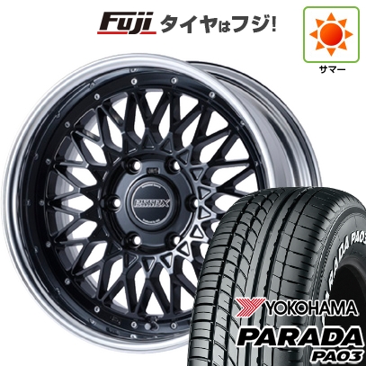 PARADA PA03 【新品】ハイエース200系 夏タイヤ ホイール4本セット 215