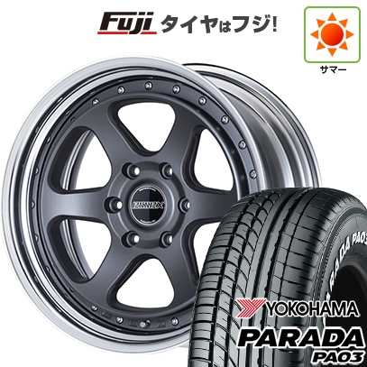【新品】ハイエース200系 夏タイヤ ホイール4本セット 215/65R16 109/107S ヨコハマ PARADA PA03 ホワイトレター エセックス EL-16 16インチ