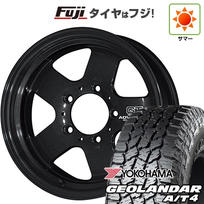 【新品】ジムニー 夏タイヤ ホイール4本セット 185/85R16 ジオランダー A/T4 G018 WL/RBL アドバンレーシング GT ヘビーデューティー for JIMNY 16インチ