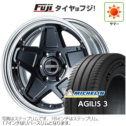 【新品】ハイエース200系 夏タイヤ ホイール4本セット 215/60R17 109/107T ミシュラン アジリス3 エセックス ENCS 2P 17インチ