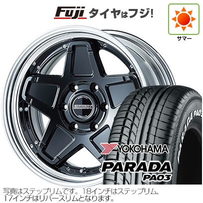 PARADA PA03 - 【新品】御機嫌はやりっ児200系 夏タイア 車輪4本仕掛ける 215/60R17 109/107S ヨコハマ 白いこと雁の使い エセックス ENCS 2P 17in 夏タイヤ、ホイールセット-自動車