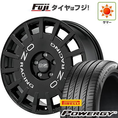 【新品国産車用 5穴114.3車】 夏タイヤ ホイール4本セット 205/50R17 ピレリ パワジー OZ ラリーレーシング 17インチ