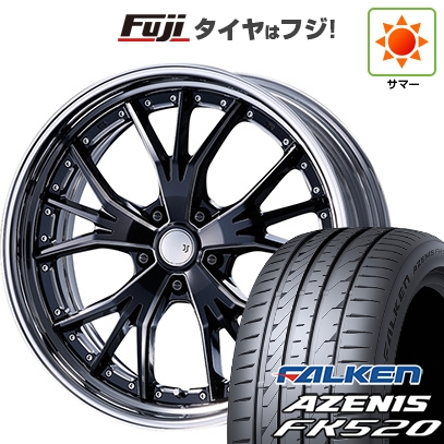 【新品国産車用5穴100】 | 夏タイヤ ホイール4本セット | 245/45R19 | ファルケン アゼニス FK520L | エムズスピード JJランチャ | 8.5J 19インチ
