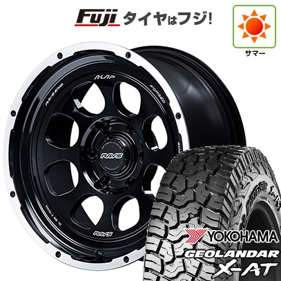 GEOLANDAR - 【新品】ランクル300 夏タイア 銀輪4本仕かける 285/65R18 ヨコハマ ジオランダー X-AT G016 RBL RAYS レイズ A LAP-08X 18in