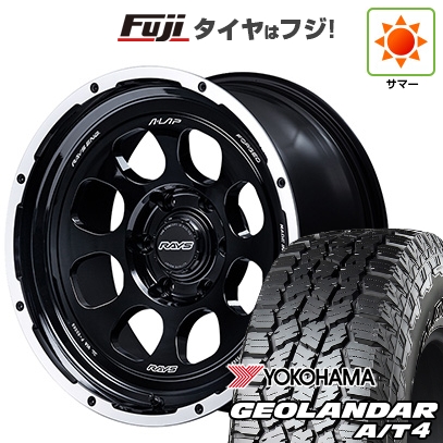 新品 ランクル300 夏タイヤ ホイール4本セット 285/65R18 ヨコハマ ジオランダー A/T4 G018 RBL RAYS レイズ A LAP-08X 8.5J 18インチ