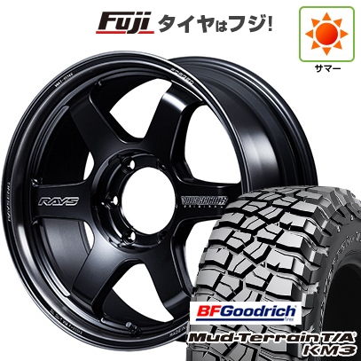 マッドテレーン - 【新品】ランクル250 夏タイア 銀輪4本仕かける 275/70R18 BFG T/A KM3 RAYS ボルクレーシング TE37ULTRA ラージPCD Black Shadow 18in