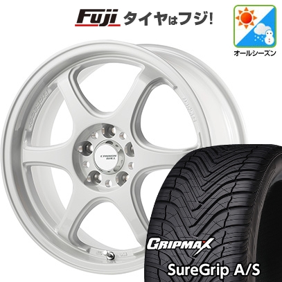 【新品国産車用5穴100】 | オールシーズンタイヤ ホイール4本セット | 225/55R18 | グリップマックス Sure Grip AS | PROレーサー キャノンボール 18インチ