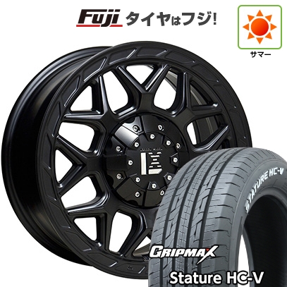 グリップマックス - 【新品】ご機嫌はやりっ子200系 夏タイア 銀輪4本仕かける 225/50R18 107/105T GRIP MAX スタチャー HC-V RWL（押さえる） オフビート レクセル 地獄 18in