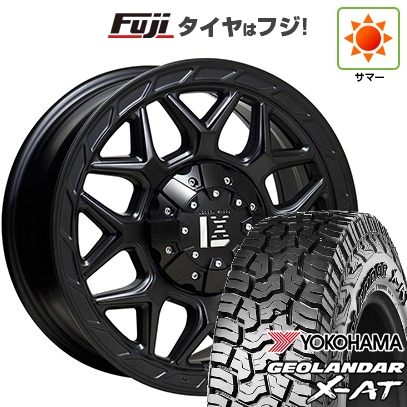 【新品】ランクル300 夏タイヤ ホイール4本セット 275/55R20 ヨコハマ ジオランダー X-AT G016 RBL オフビート レクセル インフェルノ 20インチ