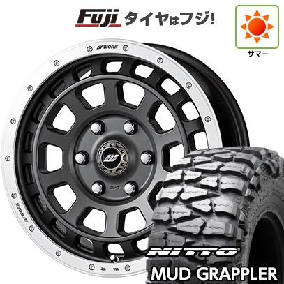 新品 プラド/ハイラックス | サマータイヤ ホイール4本セット | 35X12.5R17 | ニットー マッドグラップラー | クラッグ ティーグラビック【限定】 | 17インチ