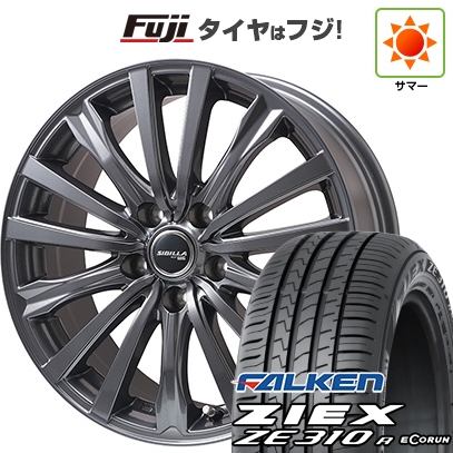 【新品国産車用5穴114.3】 | 夏タイヤ ホイール4本セット | 205/60R16 | ジークス ZE310R エコラン(限定) | トピー シビラ NEXT W-5 限定 | 6.5J 16インチ