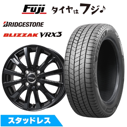 【タイヤ&ホイール4本セット】ブリヂストン　ブリザックVRX3 145/80R12   2023年12月製（49週） 　 ブリザック VRX3 【新品 軽自動車】 スタッドレスタイヤ ホイール4本