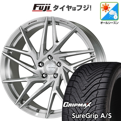 グリップマックス - 新品国産車用 5穴114.3車 オール時期タイア 車輪4本仕掛ける 245/40R20 シュアグリップ オール時期(押さえる) WORK グノーシスIS 105【押さえる】 20in 自動車-車、バイク、自転車