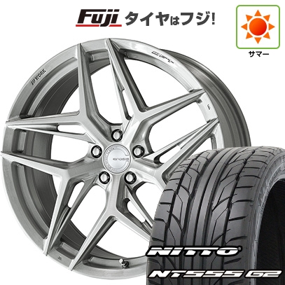 NT - 【はち切れる引き請ける付き添い人】【新品国産車用 5穴114.3車】 夏タイア 車輪4本仕掛ける 255/35R20 ニットー 555 G2 WORK 細工物 グノーシスIS 205【押さえる】 20in 自動車-タイヤ、ホイール-車、バイク、自転車