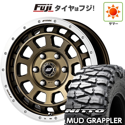 新品 プラド/ハイラックス | サマータイヤ ホイール4本セット | 35X12.5R17 | ニットー マッドグラップラー | クラッグ ティーグラビック【限定】 | 17インチ