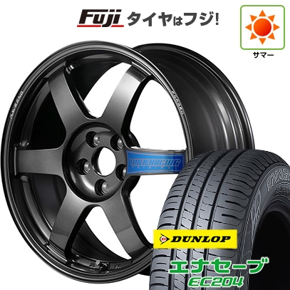 【新品国産車用5穴100】 | 夏タイヤ ホイール4本セット | 215/45R17 | エナセーブ EC204 | TE37 サーガ クラブレーサー 17インチ