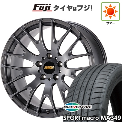 【新品国産車用5穴114.3】 | 夏タイヤ ホイール4本セット | 245/35R20 | ミレバー スポーツマクロ MA349（限定） | BBS JAPAN RN | 8.5J 20インチ