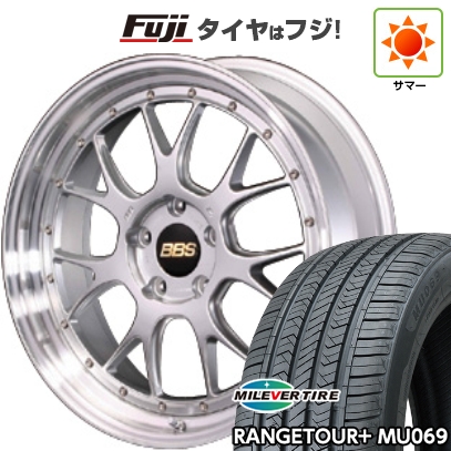【新品国産車用5穴114.3】 | 夏タイヤ ホイール4本セット | 245/45R20 | ミレバー レンジツアープラスMU069（限定） | BBS JAPAN LM-R | 8.5J 20インチ