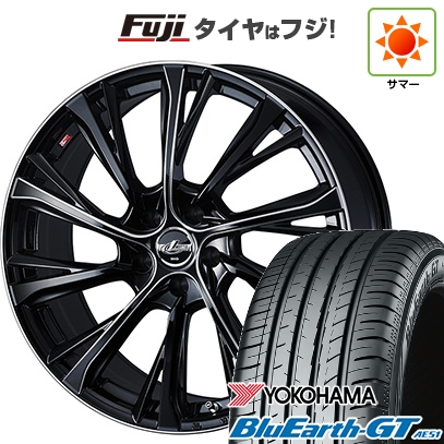 【新品国産車用5穴114.3】 | 夏タイヤ ホイール4本セット | 225/45R19 | ブルーアース GT AE51 | WEDS ウェッズ レオニス JG BK/SCマシニング | 8J 19インチ