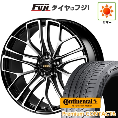 【新品国産車用5穴114.3】 | 夏タイヤ ホイール4本セット | 245/40R21 | コンチネンタル コンチ プレミアムコンタクト6(限定) | BBS JAPAN RE-X | 21インチ