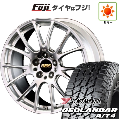 GEOLANDAR - 【新品国産車用5穴114.3】 | 夏タイア 銀輪4本仕かける | 225/60R18 | ヨコハマ ジオランダー A/T4 G018 RBL | BBS JAPAN RE-V | 8J 18in