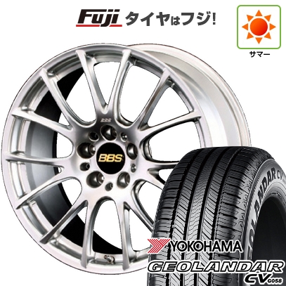 【新品国産車用5穴114.3】 | 夏タイヤ ホイール4本セット | 225/60R18 | ヨコハマ ジオランダー CV G058 | BBS JAPAN RE-V | 7.5J 18インチ