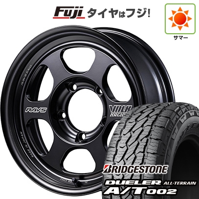 【新品】ジムニーシエラ/ノマド 夏タイヤ ホイール4本セット 215/70R16 デューラー A/T002 OWL/RBL RAYS ボルクレーシング TE37XT FOR J 5.5J 16インチ